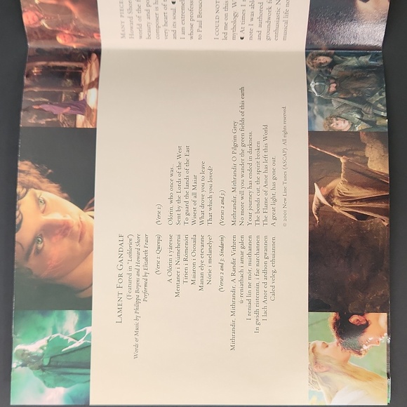 The Fellowship Of the Ring Soundtrack CD, 2001 New Line Productions, Inc. - Picture 11 of 16
